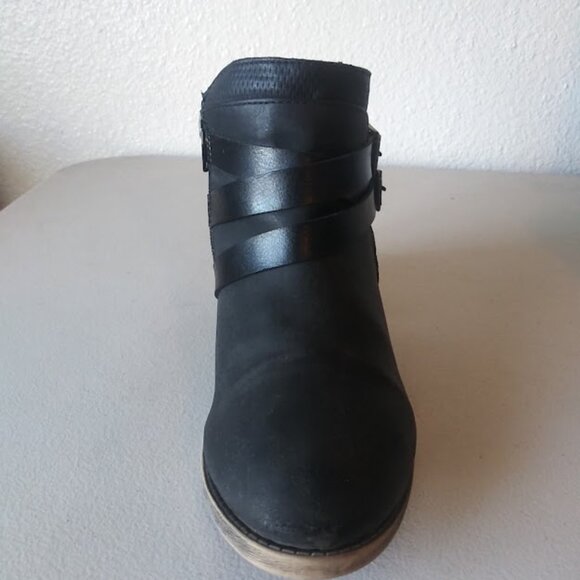 Jellypop women's size 7.5 black and brown ankle boots - Picture 6 of 13